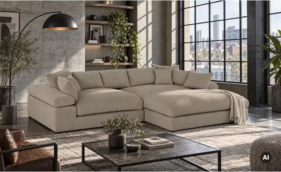 smart Ecksofa Lianea, in Wohnsituation