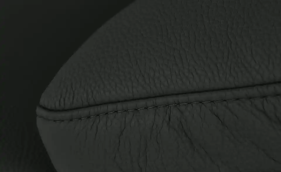 Max Schelling Ledersofa Maximum mit Kufengestell, Naht