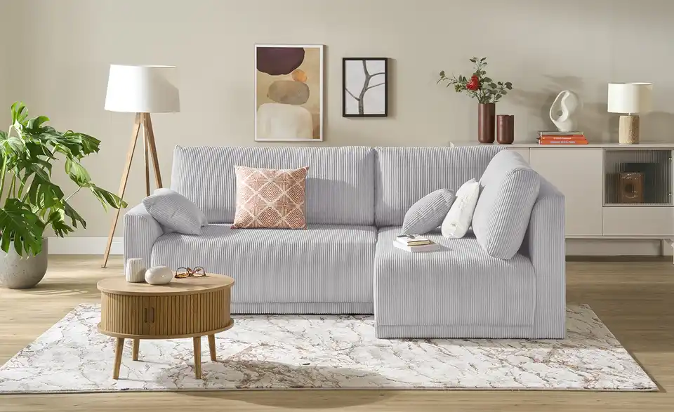 Ecksofa Malyn mit Schlaffunktion, Frontansicht