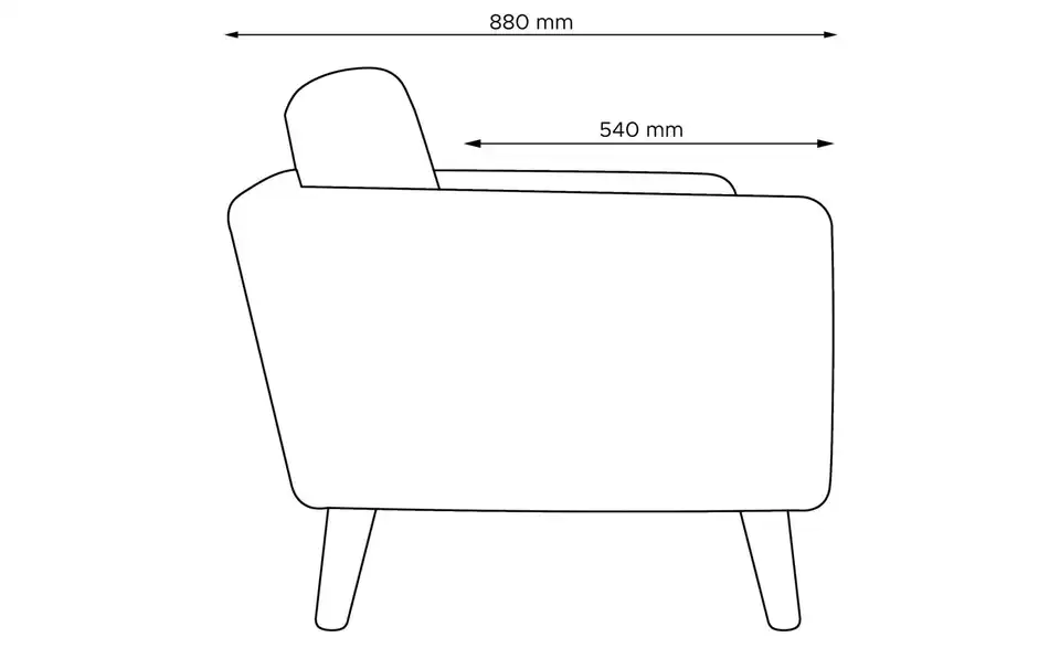 KONSIMO Einzelsofa Tagio, Ergänzung