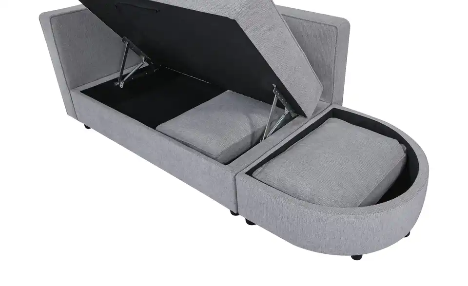 Sofa 2-sitzig mit Hocker Arjana, Funktionsansicht