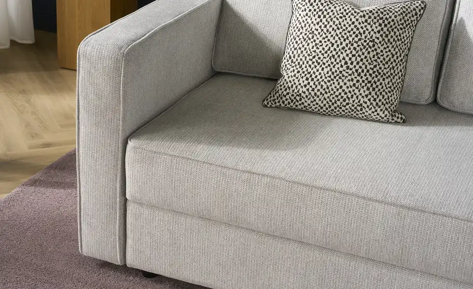 Sofa 2-sitzig mit Hocker Arjana, Detailansicht