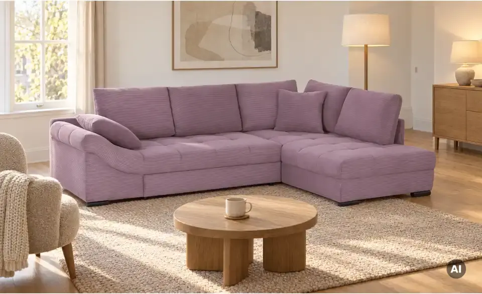 bobb Ecksofa Allegro, in Wohnsituation
