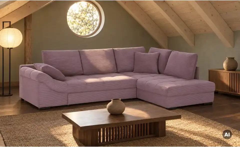 bobb Ecksofa Allegro, in Wohnsituation