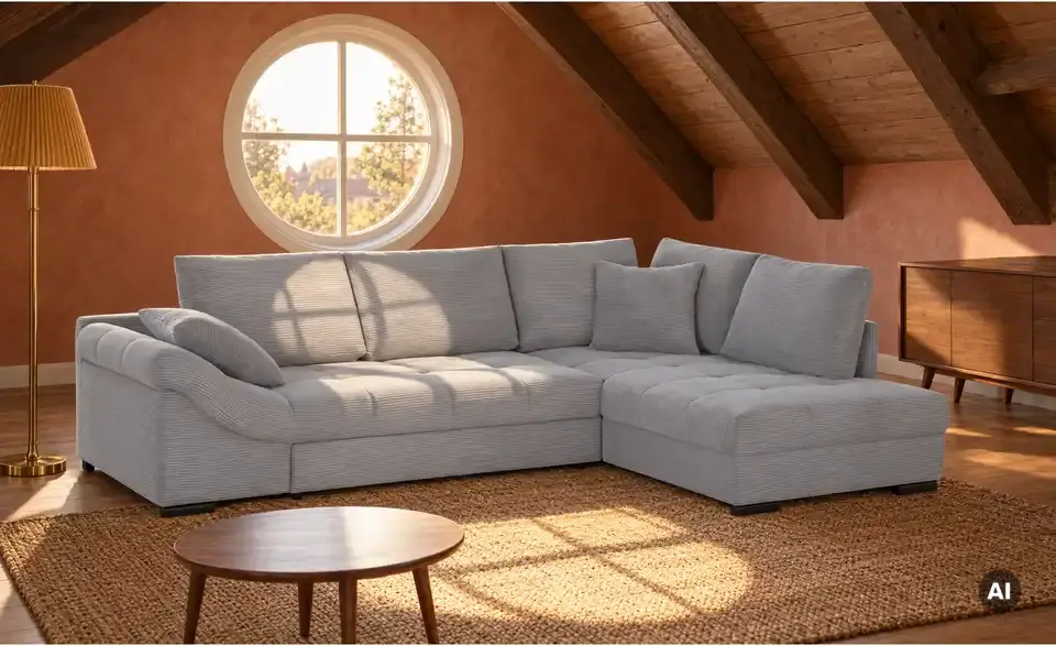 bobb Ecksofa Allegro, in Wohnsituation