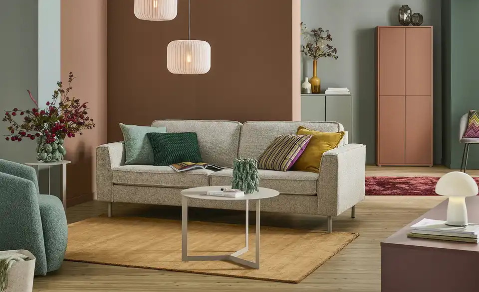 SOHO Sofa 3-Sitzer Scott, in Wohnsituation