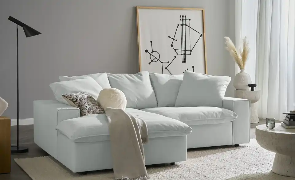 SOHO Ecksofa Kini, in Wohnsituation