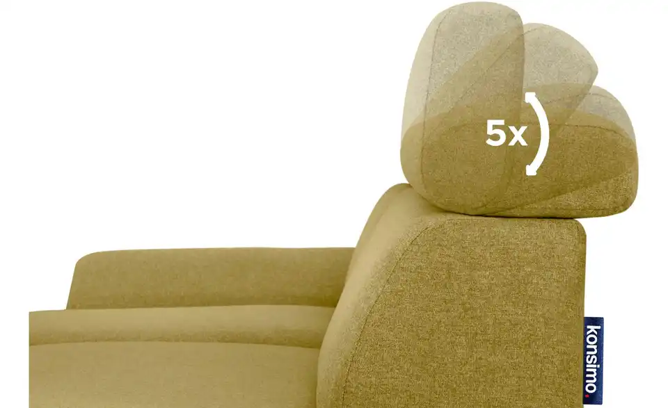 KONSIMO Ecksofa Renar, Funktionsansicht