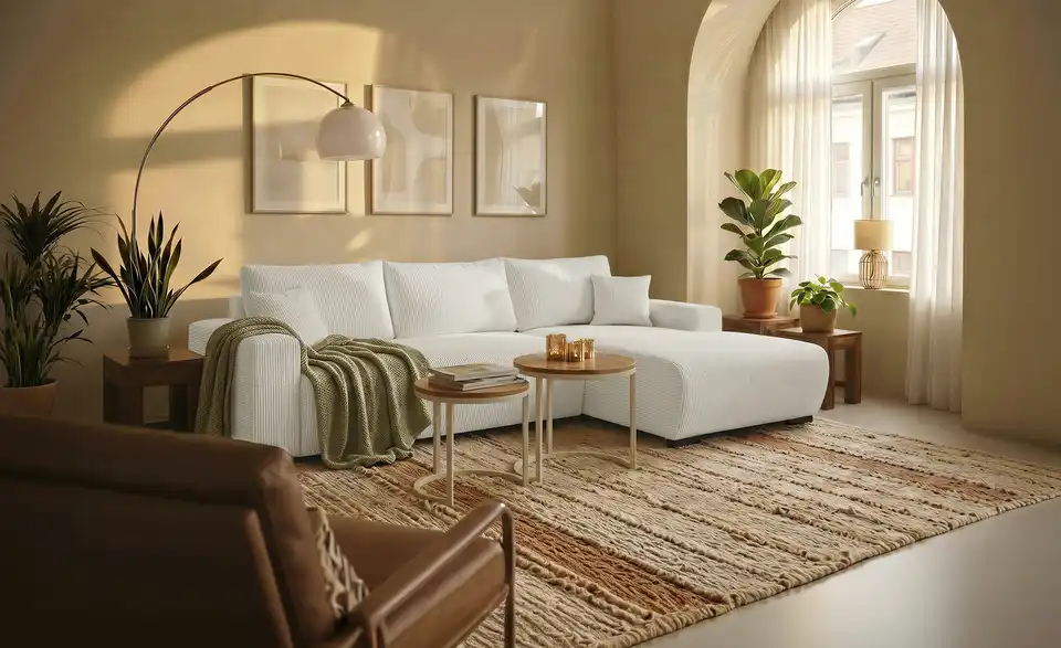 smart Ecksofa Nelly, in Wohnsituation