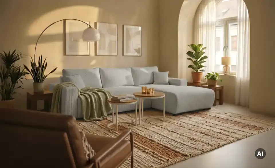 smart Ecksofa Nelly mit Schlaffunktion, in Wohnsituation