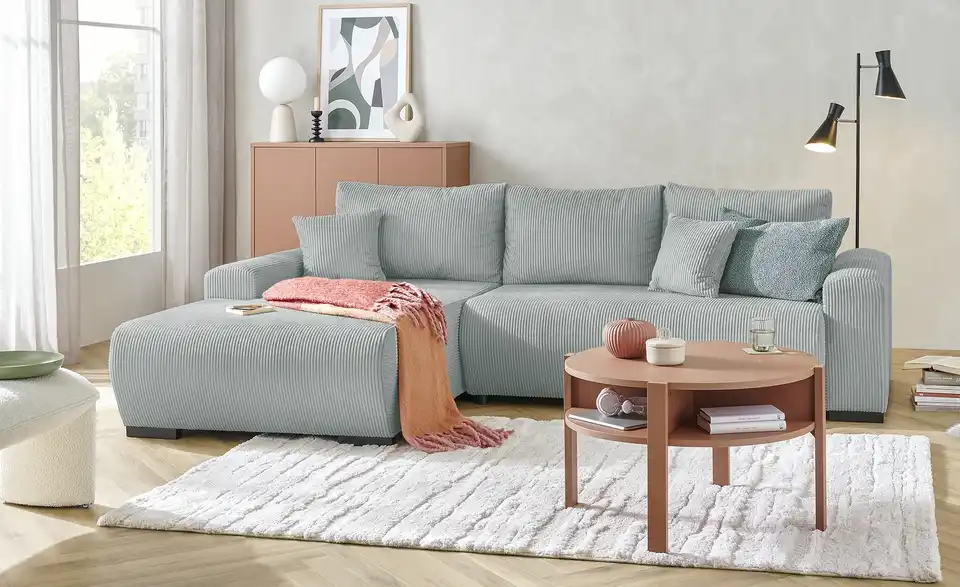 smart Ecksofa Nelly mit Schlaffunktion, in Wohnsituation
