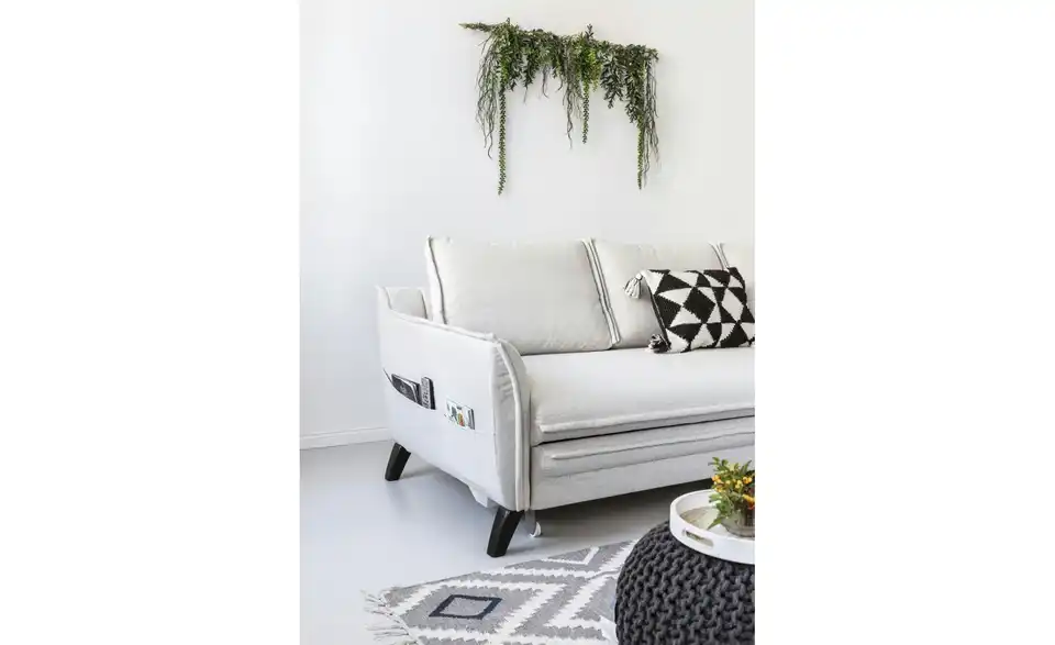 Miuform Ecksofa Charming Charlie mit Schlaffunktion, Detailansicht