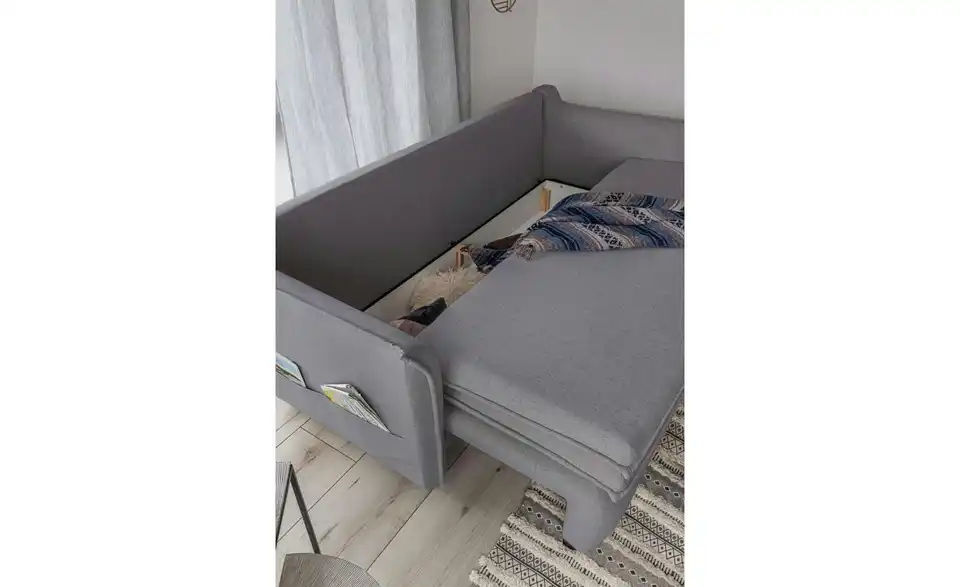 Miuform Einzelsofa Charming Charlie mit Schlaffunktion, geöffnet