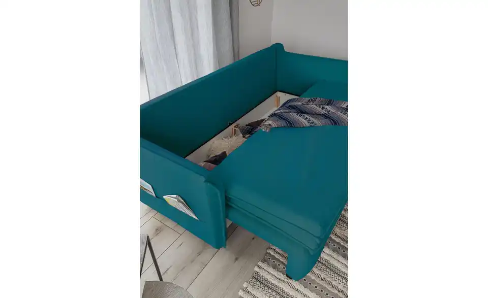 Miuform Einzelsofa Charming Charlie mit Schlaffunktion, geöffnet