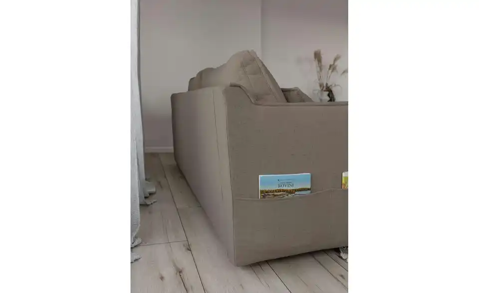 Miuform Einzelsofa Charming Charlie mit Schlaffunktion, Rückansicht