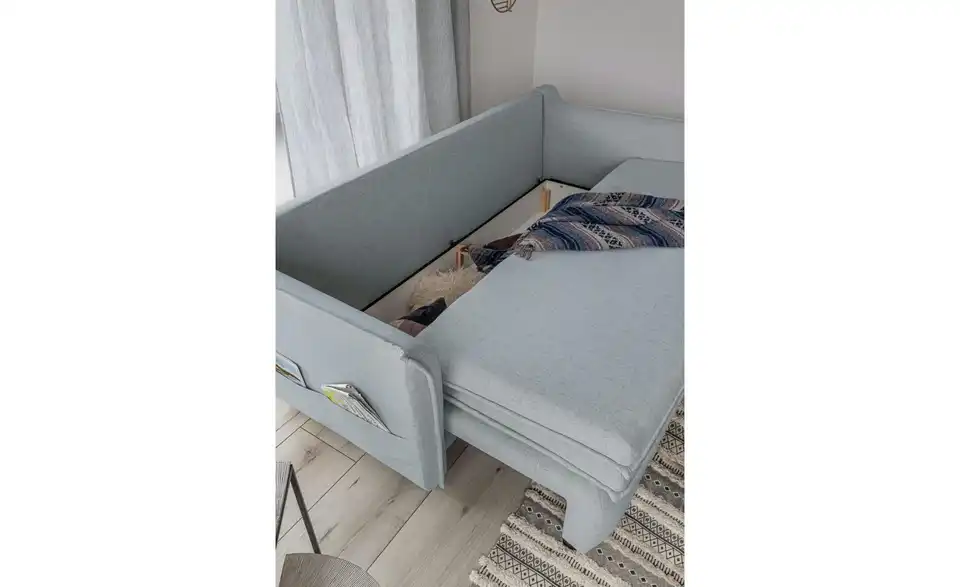Miuform Einzelsofa Charming Charlie mit Schlaffunktion, geöffnet