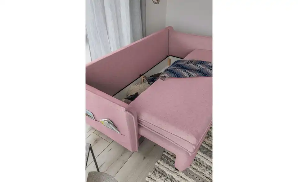 Miuform Einzelsofa Charming Charlie mit Schlaffunktion, geöffnet