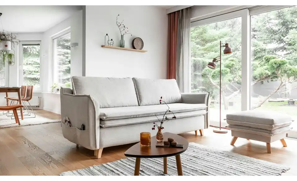 Miuform Einzelsofa Charming Charlie mit Schlaffunktion, in Wohnsituation