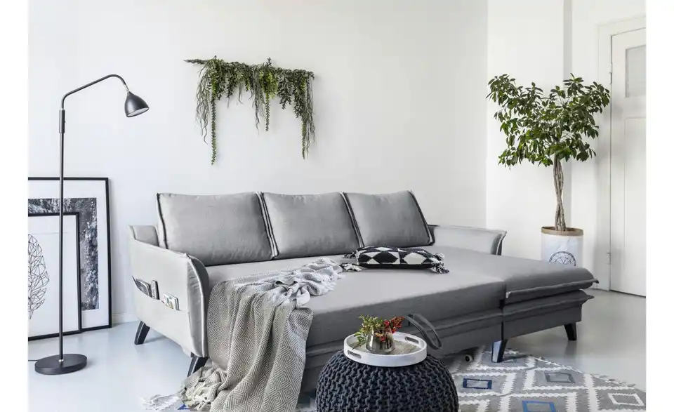 Miuform Ecksofa Charming Charlie mit Schlaffunktion, Funktionsansicht