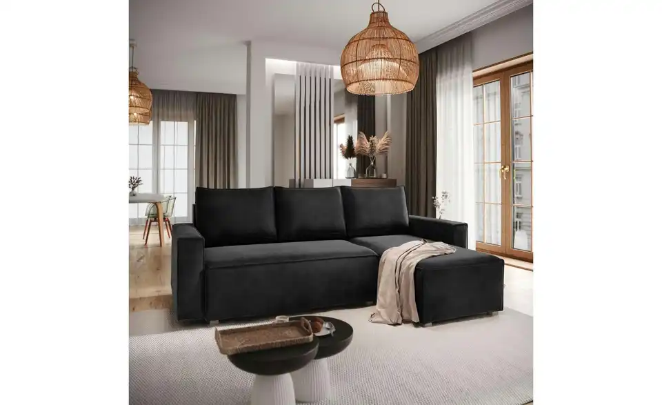 MASSENO Ecksofa Siles mit Schlaffunktion, in Wohnsituation