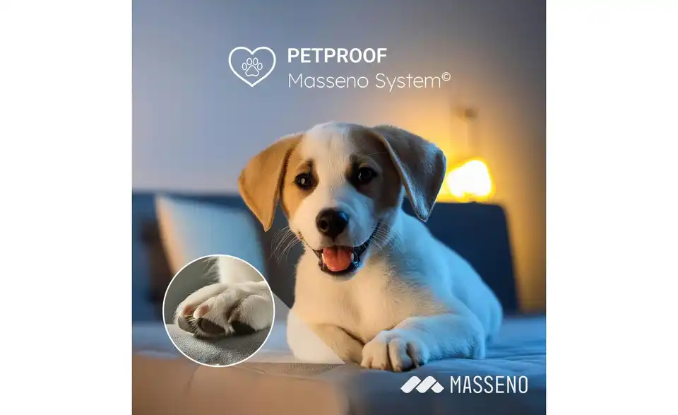 MASSENO Ecksofa Noto mit Schlaffunktion, Detailansicht