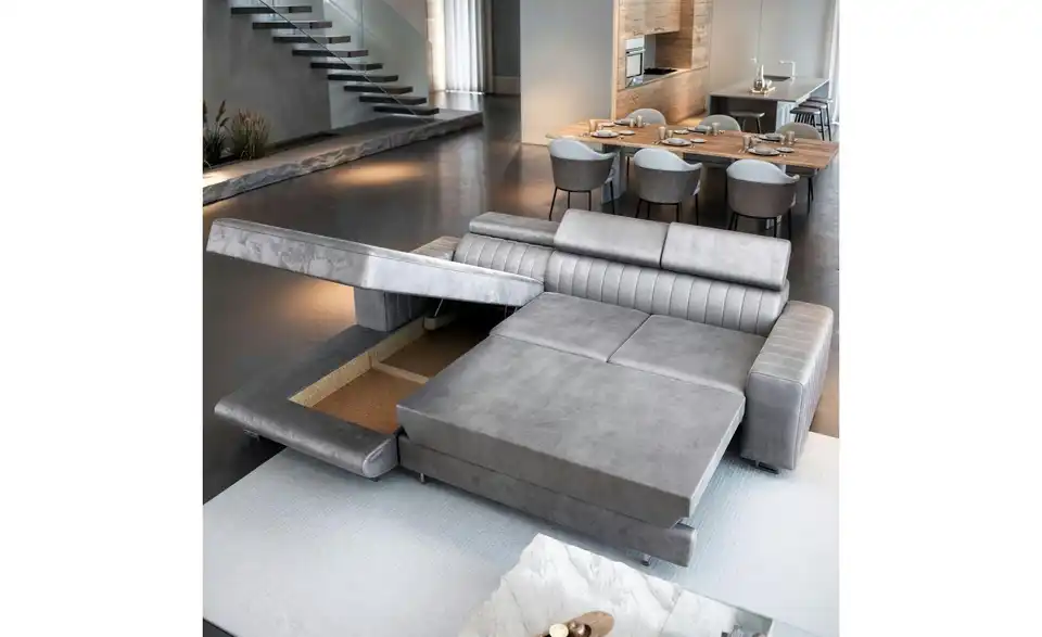 MASSENO Ecksofa Noto mit Schlaffunktion, Funktionsansicht