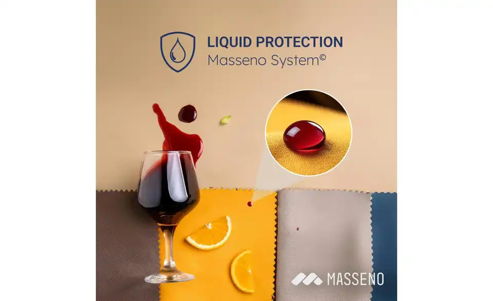 MASSENO Ecksofa Selva mit Schlaffunktion, Detailansicht