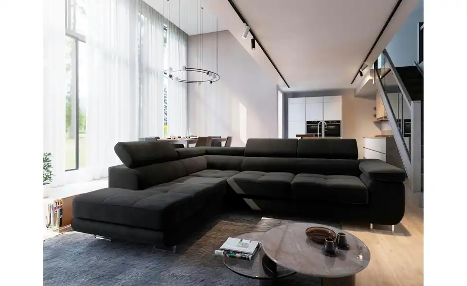 MASSENO Ecksofa Selva mit Schlaffunktion, in Wohnsituation