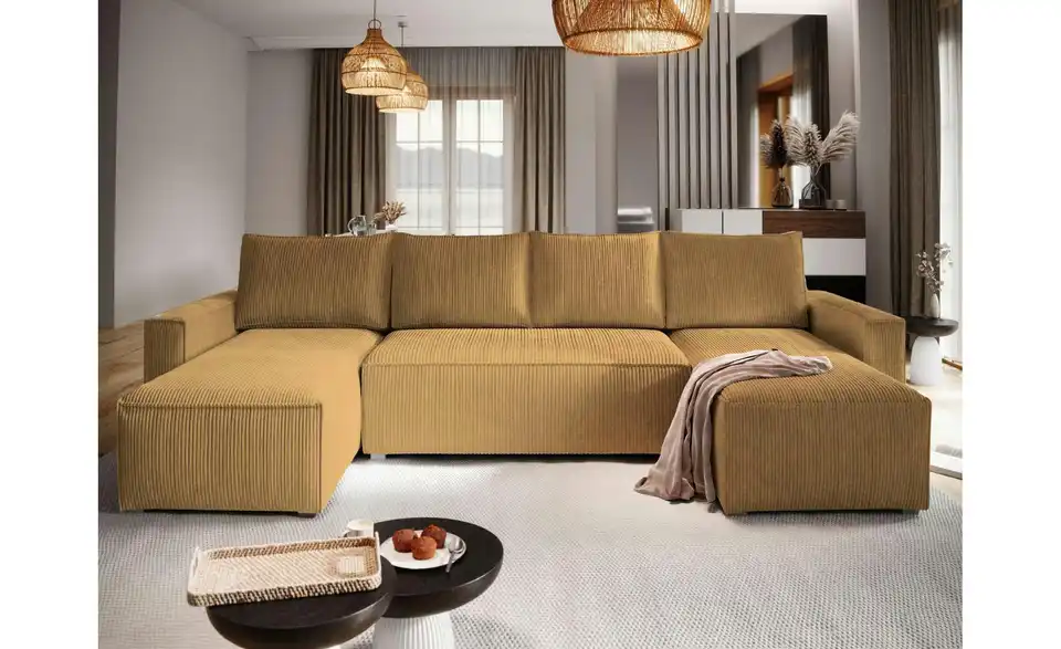 MASSENO Wohnlandschaft Aspra mit Schlaffunktion, in Wohnsituation