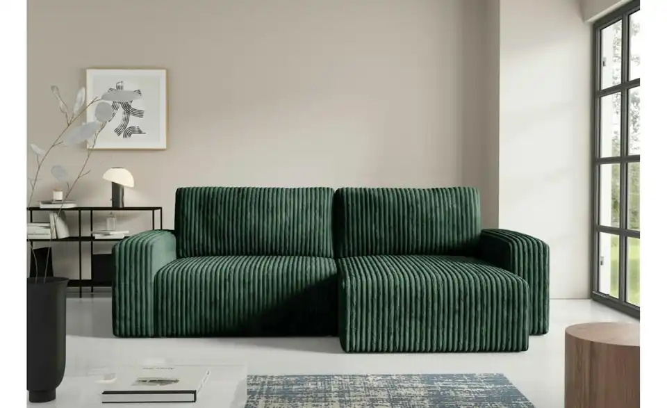 Ecksofa Fano mit Schlaffunktion, in Wohnsituation