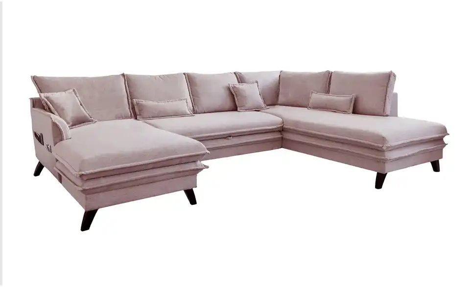 Miuform Wohnlandschaft Charming Charlie mit Schlaffunktion, Perspektive