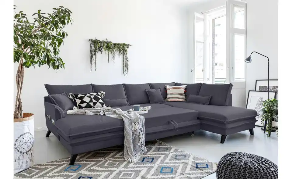 Miuform Wohnlandschaft Charming Charlie mit Schlaffunktion, Funktionsansicht