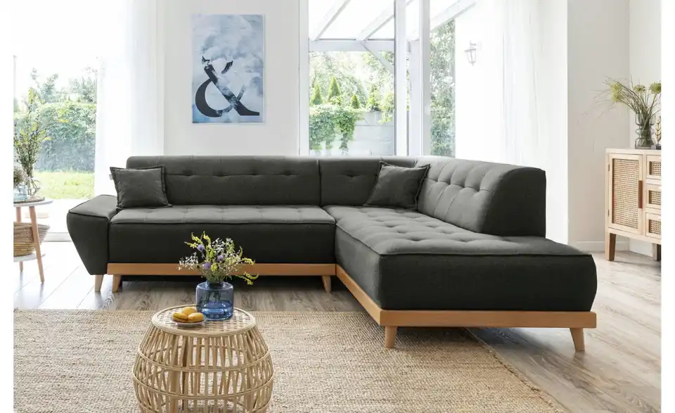 Miuform Ecksofa Dazzling Daisy mit Schlaffunktion, in Wohnsituation