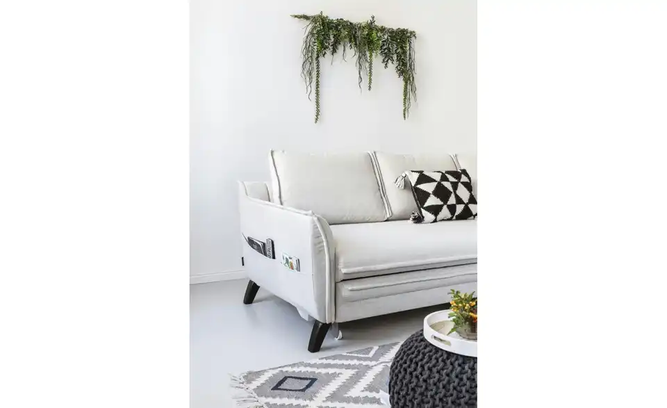 Miuform Ecksofa Charming Charlie mit Schlaffunktion, Detailansicht