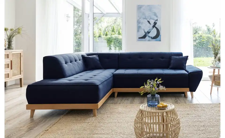 Miuform Ecksofa Dazzling Daisy mit Schlaffunktion, in Wohnsituation