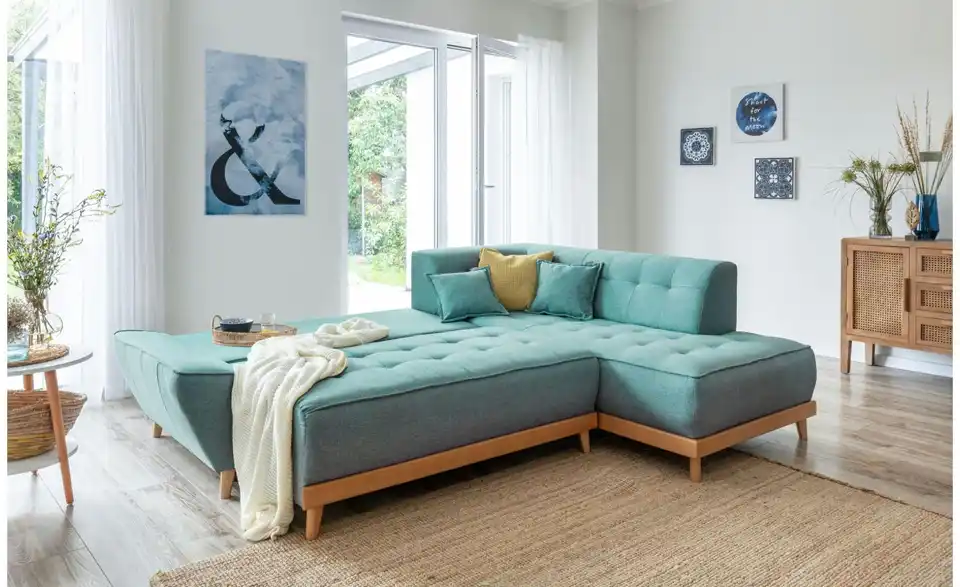 Miuform Ecksofa Dazzling Daisy mit Schlaffunktion, Funktionsansicht