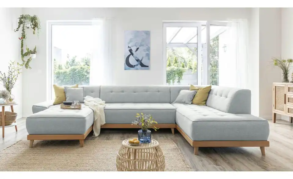 Miuform Wohnlandschaft Dazzling Daisy mit Schlaffunktion, in Wohnsituation