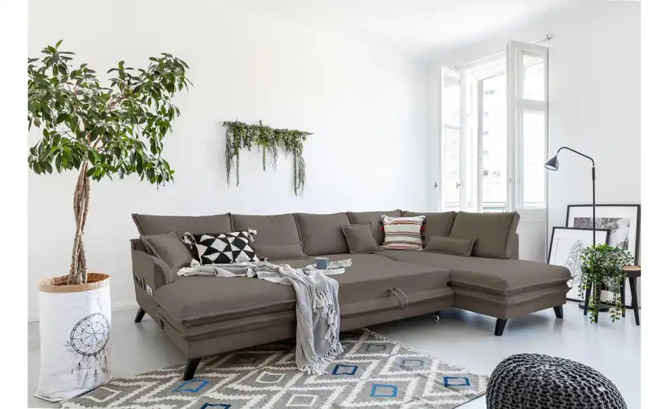 Miuform Wohnlandschaft Charming Charlie mit Schlaffunktion, Funktionsansicht