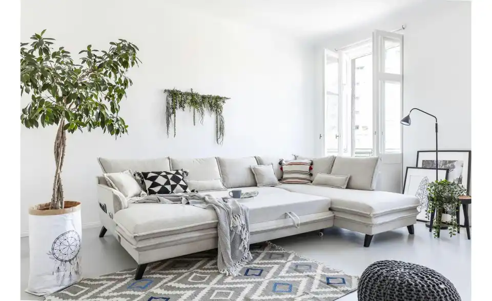 Miuform Wohnlandschaft Charming Charlie mit Schlaffunktion, Funktionsansicht