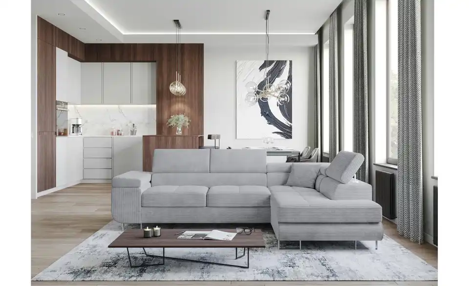 Ecksofa Anton, in Wohnsituation