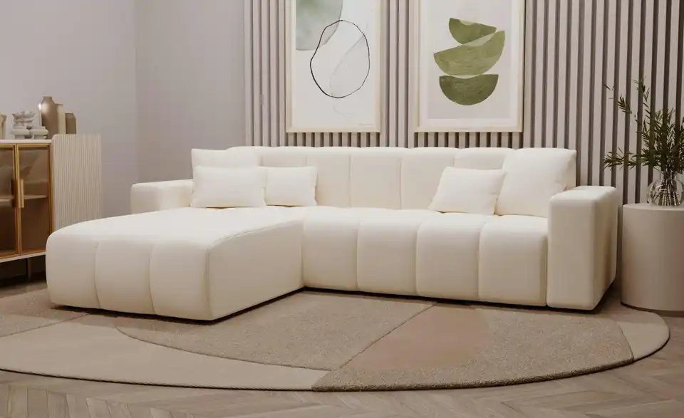 Ecksofa Liberty, in Wohnsituation