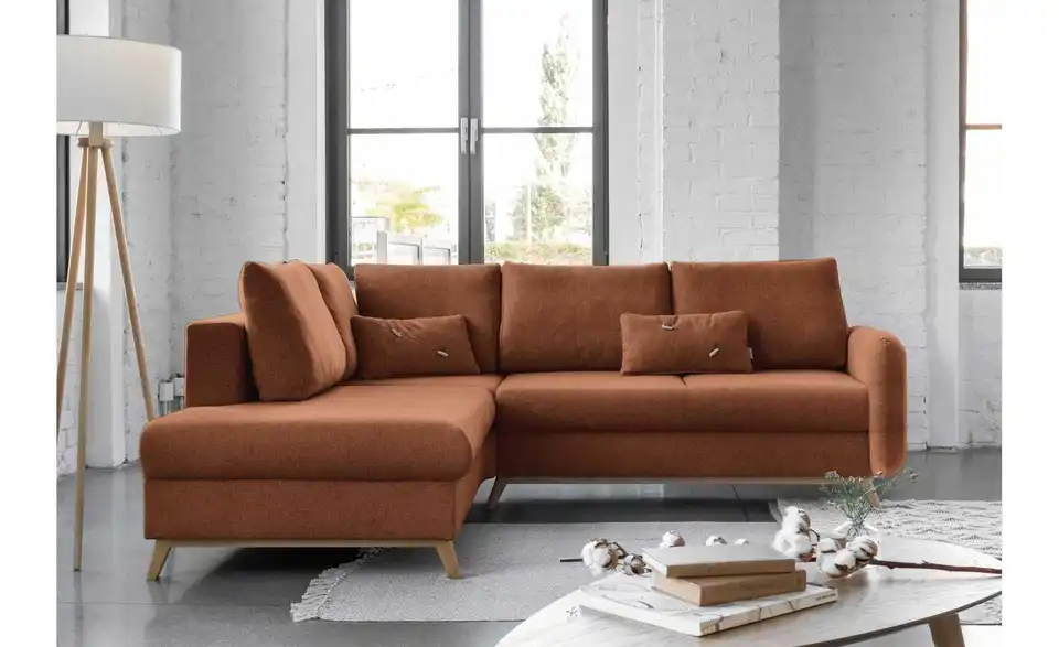 Miuform Ecksofa Scandic Lagom mit Schlaffuntkion, in Wohnsituation