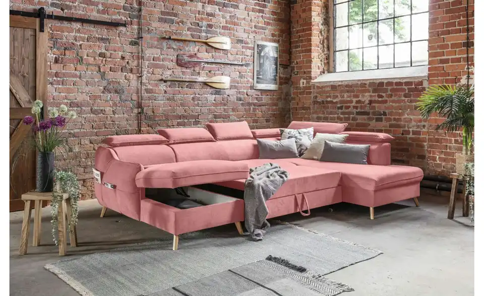 Miuform Wohnlandschaft Sweet Harmony mit Schlaffunktion, Funktionsansicht