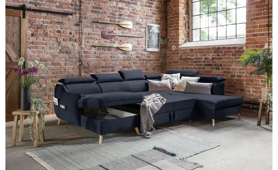 Miuform Wohnlandschaft Sweet Harmony mit Schlaffunktion, Funktionsansicht