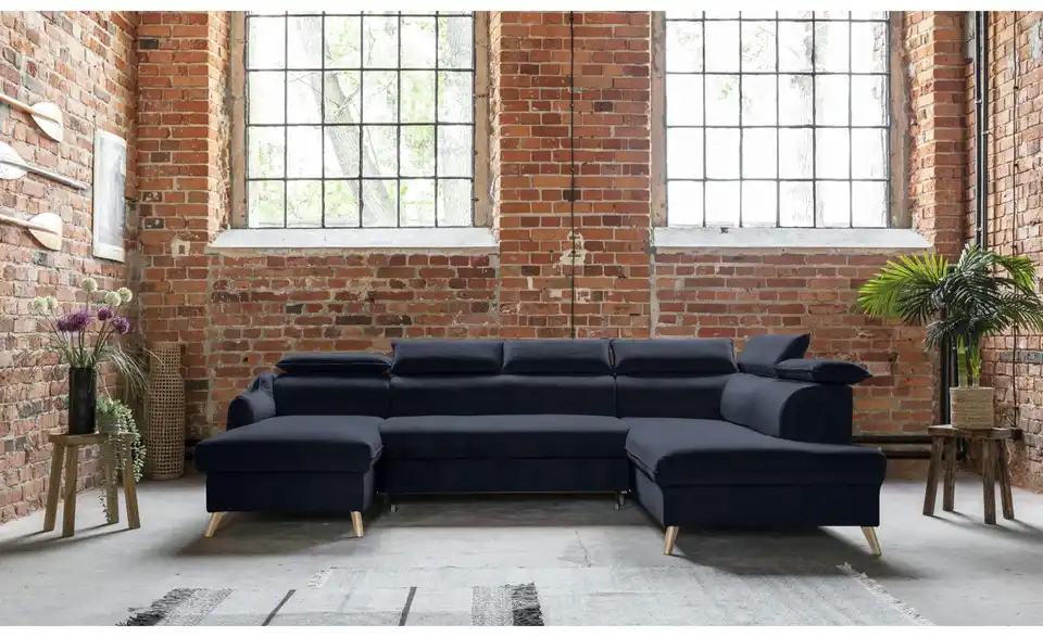 Miuform Wohnlandschaft Sweet Harmony mit Schlaffunktion, in Wohnsituation