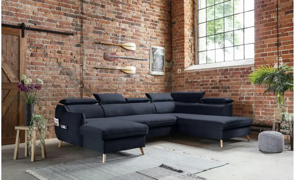 Miuform Wohnlandschaft Sweet Harmony mit Schlaffunktion, in Wohnsituation