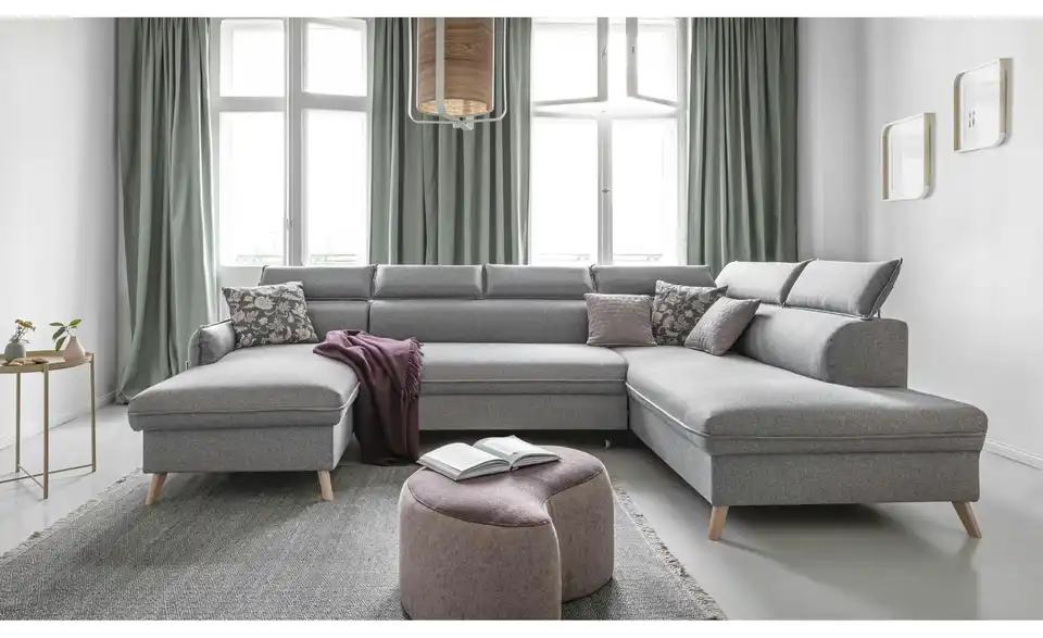 Miuform Wohnlandschaft Sweet Harmony mit Schlaffunktion, in Wohnsituation