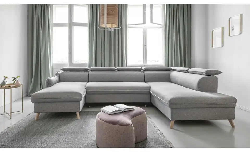 Miuform Wohnlandschaft Sweet Harmony mit Schlaffunktion, in Wohnsituation