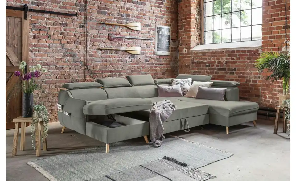 Miuform Wohnlandschaft Sweet Harmony mit Schlaffunktion, Funktionsansicht