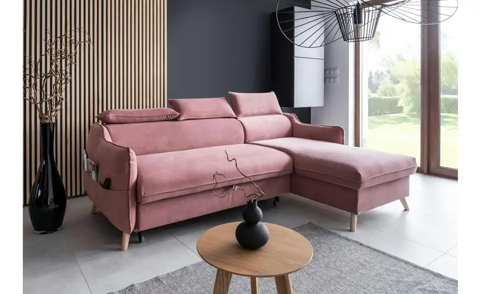 Miuform Ecksofa Sweet Harmony mit Schlaffunktion, in Wohnsituation